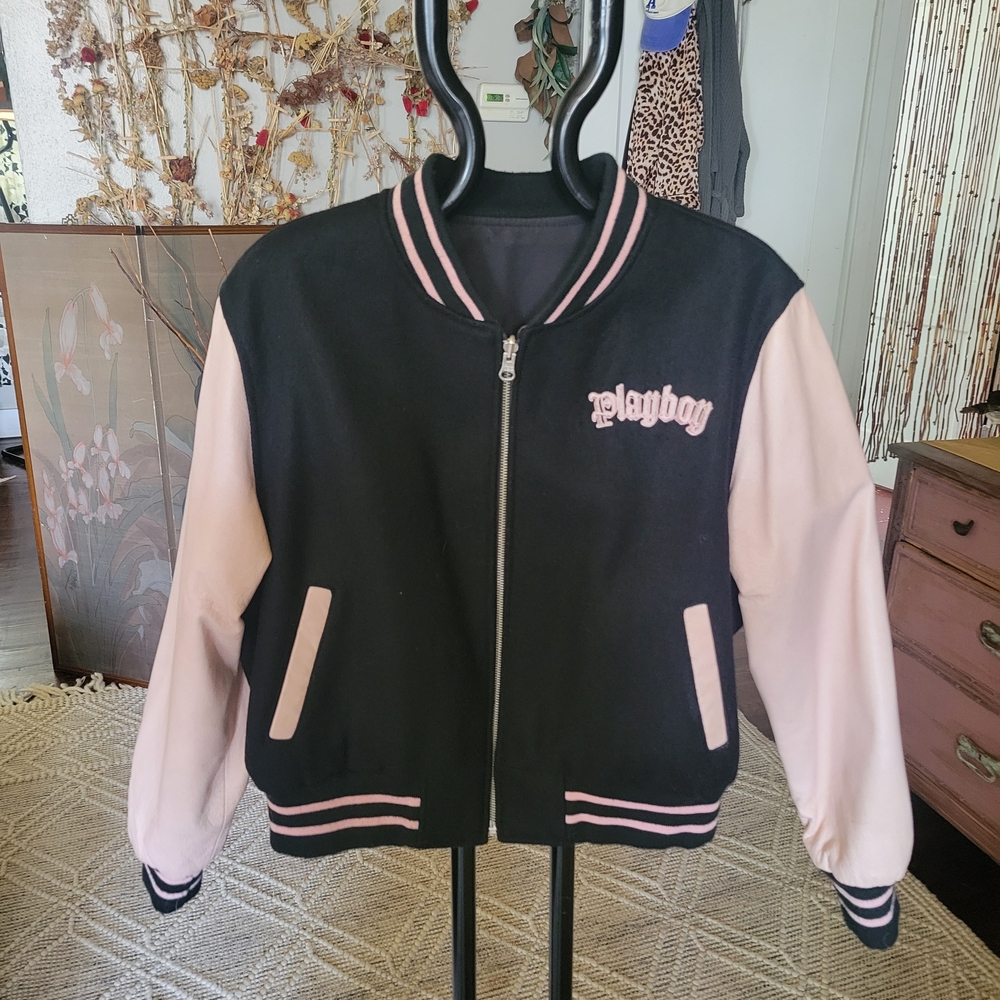 Playboy  Black and Pink Jacket